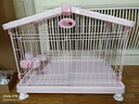 爱丽思（IRIS）宠物笼子狗笼猫笼大型犬中小型幼犬泰迪比熊猫咪狗狗用品兔笼 【小号粉色】推荐小型犬（带食盆） M-中型 实拍图