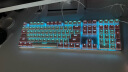 达尔优（dareu）EK815机械合金版 键盘 有线游戏键盘 笔记本电脑电竞键盘 108键 樱花粉拼色键盘 茶轴 实拍图