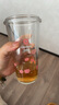 Glasslock玻璃杯卡通杯子大容量高颜值便携饮料咖啡凉水杯男女冷萃杯450ml 实拍图