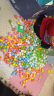 美乐童年魔法玉米粒手工diy彩色幼儿园粘土泡沫粒儿童积木玩具沾沾乐 实拍图