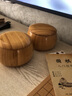 云子云南围棋厂大号单面云子草蒌原装棋子实木棋罐双面棋实用围棋入门 B型中号单面新云子+楠竹罐 实拍图