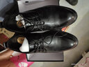 卡帝乐鳄鱼（CARTELO）软牛皮冬季男士皮鞋新款通勤商务正装鞋子休闲西装新郎结婚鞋真皮 黑色加绒1288款 42 实拍图