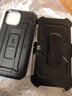 supcase 适用苹果13手机壳防摔全包带背夹带隐藏收纳支架iPhone13promax保护套 iPhone13 ProMax-6.7英寸-酷睿黑 实拍图