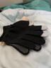 逐港男士手套秋冬季薄款户外骑行登山防滑透气开车男女可触屏钓鱼手套 全指黑色-四双装 实拍图