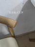 臻赛祺餐桌椅组合家用小户型桌子吃饭桌仿实木质一桌四椅快餐洽谈桌椅 80*140桌子（奶白色）+4把牛角椅 实拍图