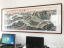 悠弦手绘真迹长城国画山水画办公室挂画中式客厅装饰画风水靠山图字画 雄风万里 无框画片180*69厘米 晒单实拍图