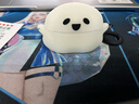 京苑 适用于AirPods Pro二代保护套airpods4苹果耳机套1/2/3代卡通蓝牙壳一二三代硅胶防摔保护壳 【夜光款 透白-幽灵】+指环扣 AirPods Pro (第二代)保护套 实拍图