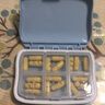 访客 药盒便携药片盒一周分装药品家庭迷你分格药片盒戒指盒 6格便携药盒 实拍图