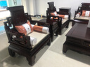 祥蕴阁红木家具印尼黑酸枝 (学名:阔叶黄檀）沙发实木家具明清古典客厅大卷书沙发组合 家具意向金，付清尾款后发货。 组合 实拍图
