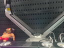 Brateck 北弧 显示器支架双屏 电脑支架 笔记本支架 屏幕支架电脑配件 RGB灯光双屏支架 E700-2云岩白 晒单实拍图