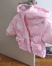 鸭鸭儿童羽绒服中长款过膝加厚时尚新款可爱女童冬季小童装外套GM 粉色调 110 实拍图