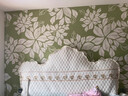 爱之然床头罩保护套定做新款欧式弧形床头罩全包床头半圆加厚防尘保护罩 天鹅绒米白 爱莎边（顶部露出） 【定制】床头长120 高70cm 实拍图
