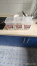 日本进口sanada五谷杂粮收纳盒 厨房食品级塑料密封罐 干货谷物咖啡豆子储物罐白糖罐储存盒 2.6L三个装 实拍图