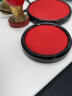 金蝶 kingdee φ68mm 圆形塑壳秒干印台印泥  财务专用印台红色 办公用品 实拍图