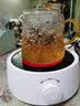 华行 玻璃功夫茶具套装家用简约客厅茶杯办公室会客过滤泡茶壶茶盘小套 锤纹6色杯+锤纹壶+锤纹公杯+杯架+茶漏+白茶盘 实拍图