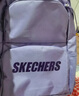 斯凯奇（Skechers）双肩包男女同款书包简约时尚大容量旅行包学生背包 薰衣紫【经典款-约24.4L大容量】 实拍图