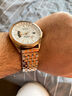 积优（JEAYOU）代用天梭浪琴表带钢带男士手表链天梭力洛克汉密尔顿阿玛尼卡西欧依波西铁城美度不锈钢表带 七珠钢带-玫金色 22mm 实拍图