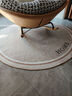 尚策书房圆形棕色地垫办公室高级简约纯色垫子摇摇椅单人懒人深色脚垫 铃木吉泽比利时绒地垫-圆形 直径140cm【高级感毯面】 实拍图