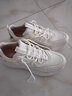 斯凯奇（Skechers）运动鞋女糕糕鞋女士绑带休闲运动鞋小白鞋厚底增高117513 乳白色/OFWT 38 实拍图