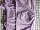 廷毅防晒衣女冰丝夏季韩版百搭短款薄款骑车长袖防晒服短外套定制LOGO 紫色-连帽拉链款 4XL【150-165斤】 实拍图
