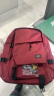 朗斐男士双肩包大容量背包电脑包初中生高中生大学生书包女旅游行李包 红色 晒单实拍图