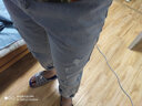 尡韵牛仔裤男夏薄款浅色宽松牛仔裤男士潮牌破洞百搭九分裤子男裤子   0905复古蓝 30 实拍图