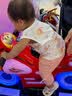 舒贝怡婴儿背心套装夏季宝宝无袖纯棉男女儿童短裤两件套 满印粉 90CM 实拍图