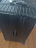 大嘴猴（paul frank）铝框拉杆箱大容量行李箱加厚旅行箱轻音万向轮出差皮箱抗压密码箱 尊贵黑/加大坚固铝框抑菌款 32英寸 实拍图