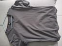 续点 短袖t恤男 纯色运动夏季休闲紧身圆领上衣白色修身衣服男士T恤衫 黑色 2XL (180) （150-165斤左右） 实拍图