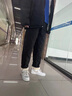 啄木鸟休闲运动羊羔绒棉裤男士秋冬季东北雪地外穿加绒加厚防风大码保暖 JR-K1733灰色束脚 XL 实拍图