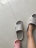 足康乐情侣家用凉拖鞋男士夏天室内居家浴室洗澡防滑软底防臭拖鞋女 灰色 40-41 适合39-40码穿 实拍图