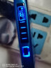顶辉新款大功率脉冲双电弧USB充电打火机防风个性潮电子点烟器创意个性定制logo 蓝拉丝 实拍图