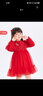 巴拉巴拉童装儿童连衣裙女童春装小童新年红色裙子洋气公主裙201123111001 实拍图