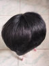 迈威格丝（MY WIGS）假发男短发全真发全头发套男士毛寸自然透气光头秃顶白发整顶假发 升级手织肤化头旋 短发 实拍图