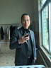 Cszxx大码西裤男加肥加大码男士直筒宽松胖子上班面试纯色弹力西装裤 黑色 32 （2尺5） 实拍图