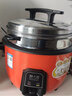 厨之慧商用电饭锅食堂酒店大电饭煲大容量电饭锅 老式饭店用大型电饭锅 橙色10升（10-15人用）10L带蒸笼 实拍图
