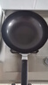 珍珠生活日本进口健康无涂层铁锅加厚1.6mm高纯铁平底炒锅30cm 实拍图