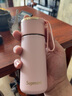 保温杯女士便携小巧网红款迷你小型容量儿童304不锈钢学生水杯子 迷你保温杯-粉色180ML 实拍图
