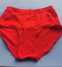 三枪内裤男纯棉高腰宽松透气亲肤男中老年罗纹全棉裤头三角裤[3条装] 大红+大红+大红 XL 实拍图