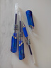 晨光(M&G)文具0.7mm蓝色中性笔大容量子弹头练字签字笔办公水笔GP1111B 3支装 实拍图