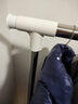 友利特晾衣架落地不锈钢室内移动挂衣架单杆可伸缩小型卧室简易晒衣架子 加粗加固不带网格0308-04 实拍图