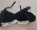 chunnian文胸+内裤无钢圈蕾丝文胸内衣女性感小胸聚拢胸罩套装520送女友 MWY可可-黑色套装 L 75/34AB 实拍图