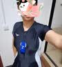 美津浓（MIZUNO）泳衣女连体裙摆保守温泉泳装大码显瘦抗氯速干游泳衣A1341黑M 实拍图