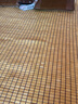 以牧 麻将席折叠麻将凉席单双人床麻将块席子竹席竹块学生宿舍竹凉席 双牛筋线本色麻将席 宽1.5X长1.9米 实拍图