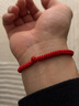 灵久久红绳手绳女本命年手链编织绳男可配情侣手链新年蛇年礼物红绳手链 长19cm 粗6mm 实拍图