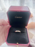 卡地亚（Cartier）戒指男女同款3.6毫米宽LOVE结婚婚戒情侣对戒 生日礼物送女友老婆 B4085200 18K玫瑰金色 58 实拍图