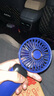 手持小风扇数显便携式随身折叠小型礼物迷你办公室电动USB电风扇静音桌面学生宿舍 深海蓝|数显5档|强劲风力|可折叠|带底座 实拍图