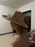 Shiftend草帽大号农民农用下田编织草帽遮阳防晒工地工用帽子男儿童大沿女 包边麦秆草帽 41.5-42厘米 实拍图