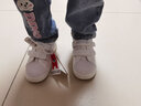 ABC KIDS童鞋男童鞋2025冬季新款儿童运动鞋板鞋革面透气贝壳头女童小白鞋 春秋革面白色 29 实拍图