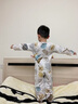 儿童睡衣男童纯棉纱布春秋款夏天家居服女童helloluobo新款小孩宝宝中小童婴儿夏季薄款空调服套装 树叶 100码【适合身高96-105CM可开档】 实拍图